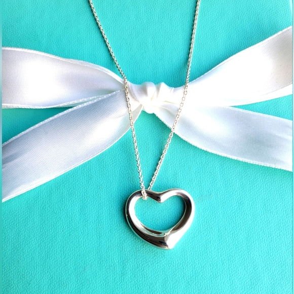 28mm Peretti´s open heart pendant necklace
